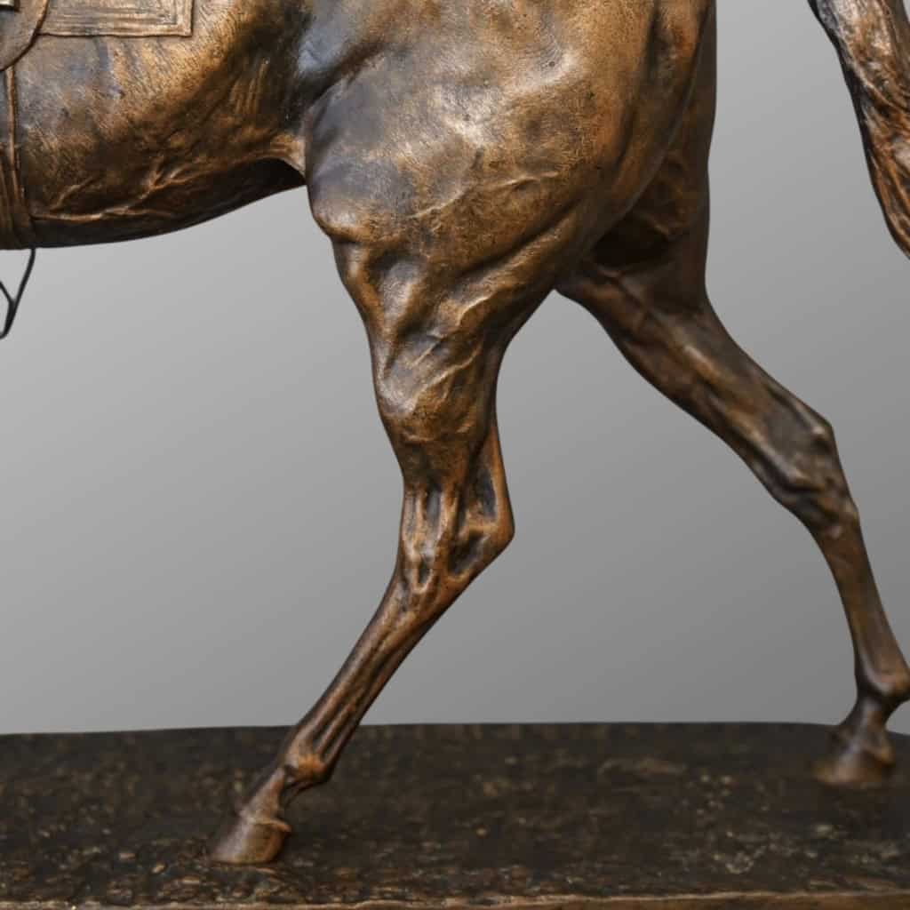 Sculpture – Cheval De Course , Pierre – Jules Mêne (1810-1879) – Bronze 10