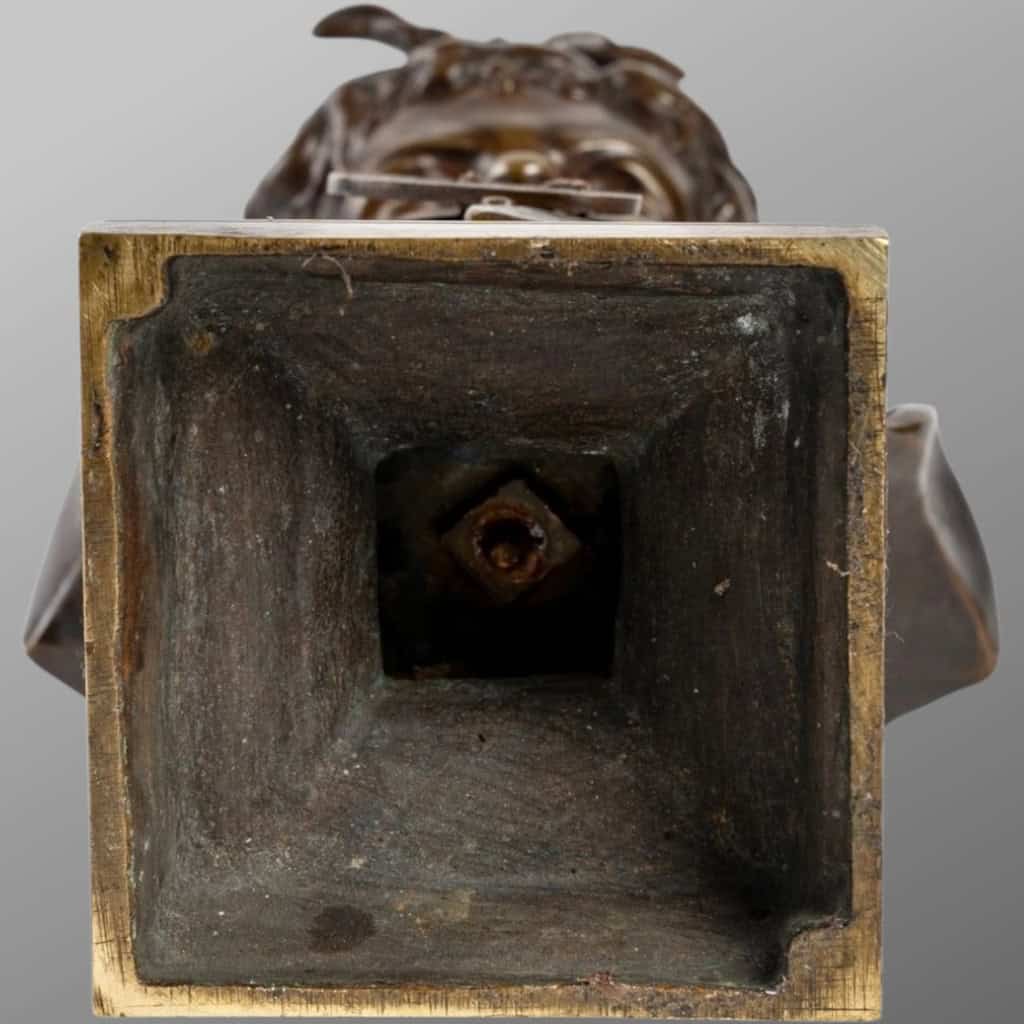 Sculpture – En Pénitence , Nicolas Lecornet Dit Lecorney – Bronze 11