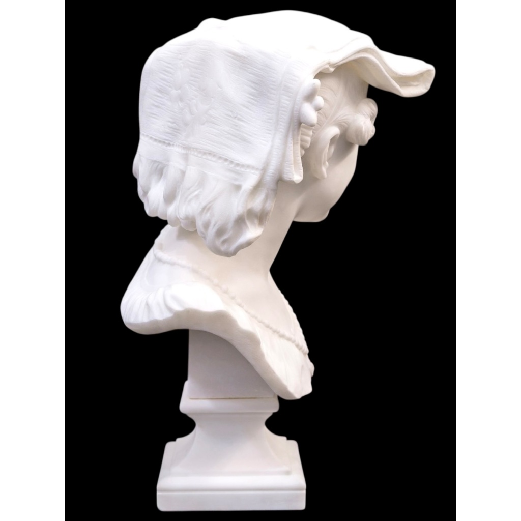 Sculpture – La Rieuse Napolitaine , Jean – Baptiste Carpeaux (1827-1875) – Marbre 9