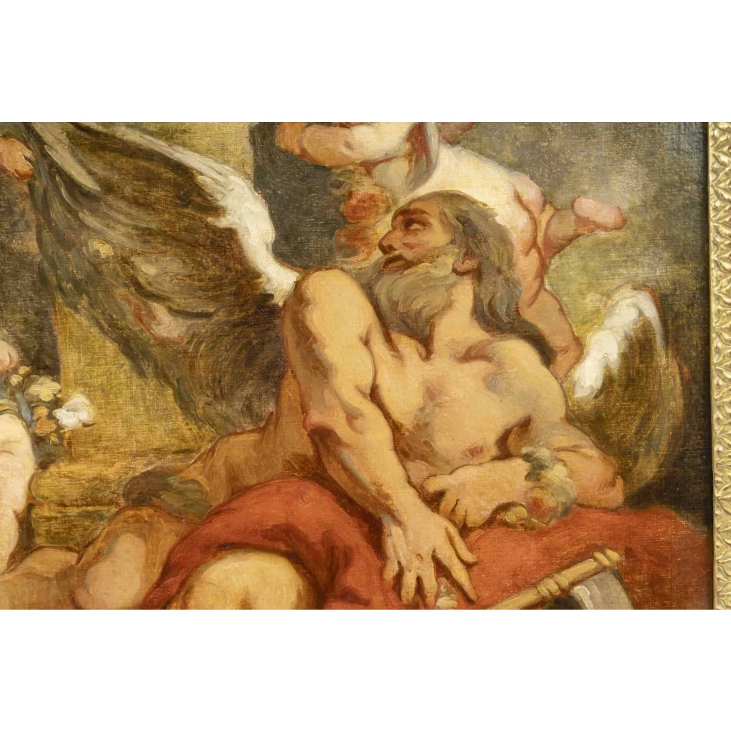 Allégorie du temps Ecole Vénitienne vers 1770 5