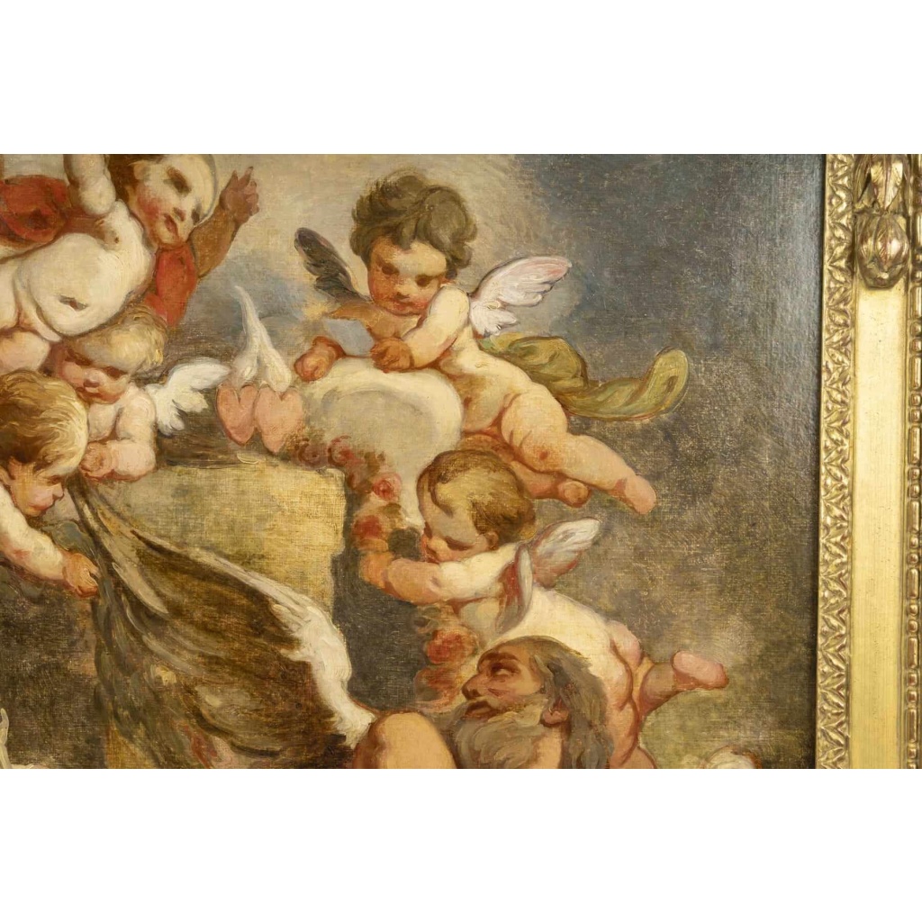 Allégorie du temps Ecole Vénitienne vers 1770 8