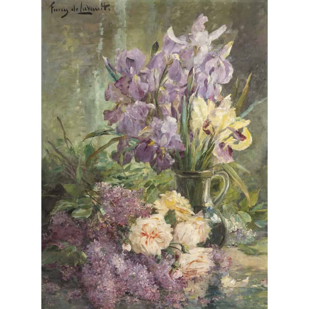 FURCY de LAVAULT (1847-1915) Les Iris et le Lilas 4