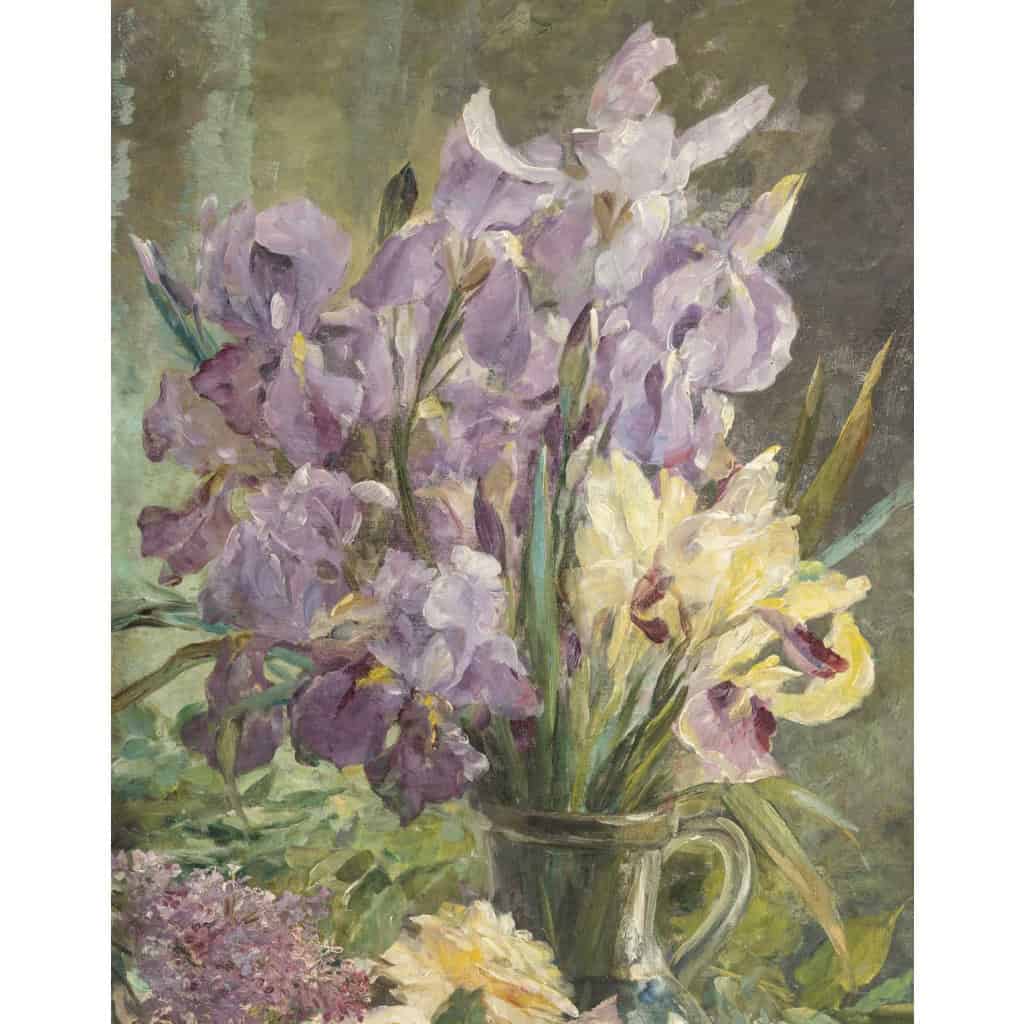 FURCY de LAVAULT (1847-1915) Les Iris et le Lilas 6