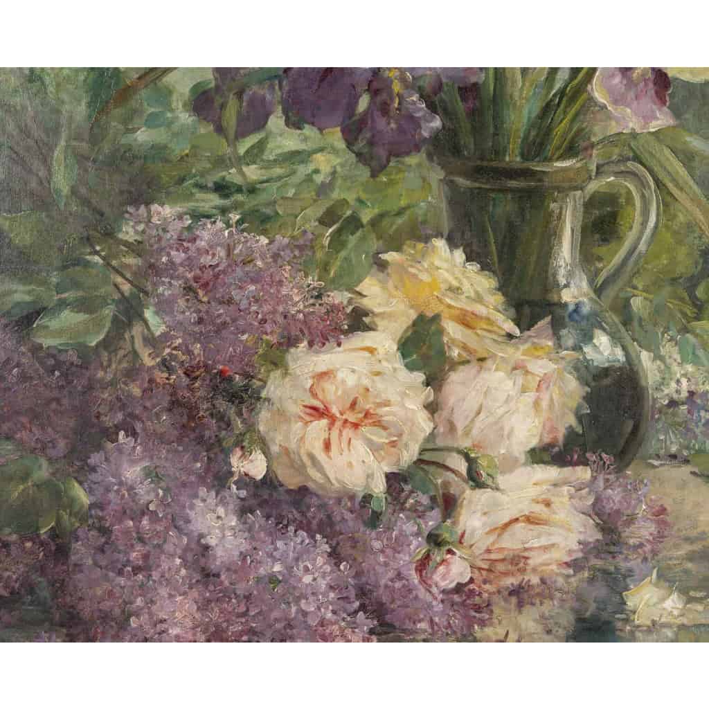 FURCY de LAVAULT (1847-1915) Les Iris et le Lilas 8