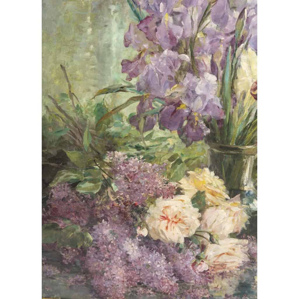 FURCY de LAVAULT (1847-1915) Les Iris et le Lilas 9