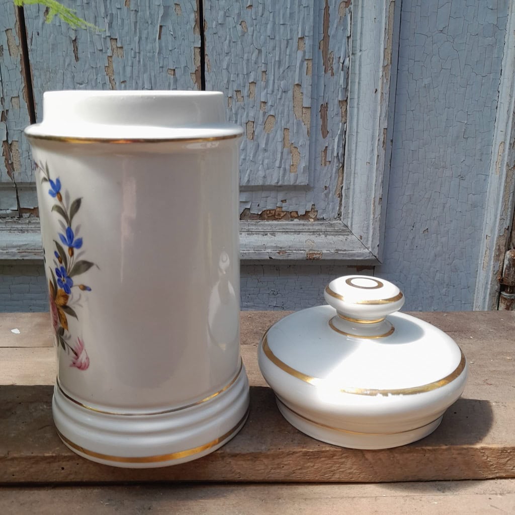 Pot pharmacie en porcelaine, fin XIXÈME 9