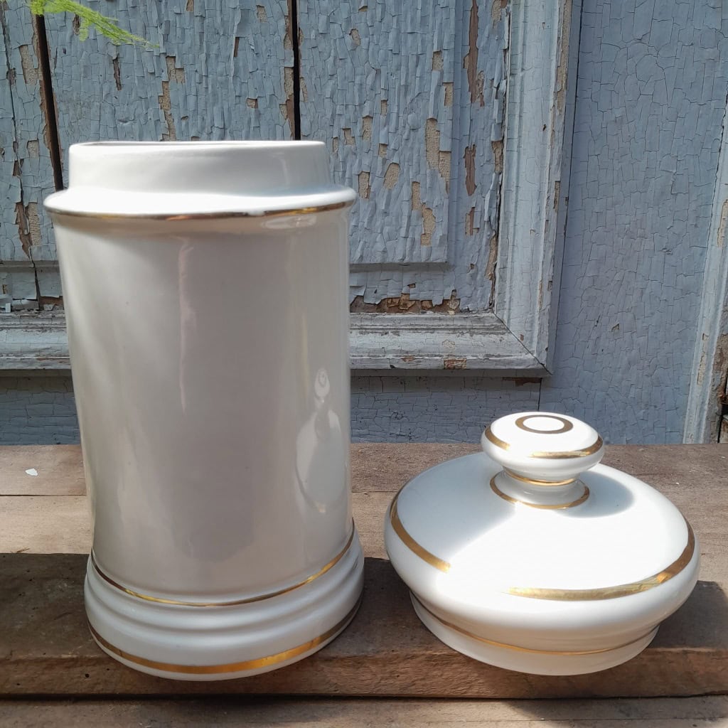 Pot pharmacie en porcelaine, fin XIXÈME 10