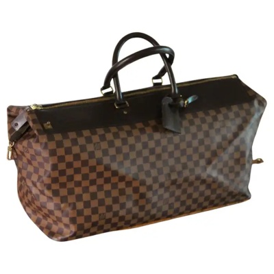 Grand sac Vuitton en toile damiers ébène 3
