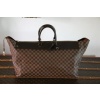 Grand sac Vuitton en toile damiers ébène 34