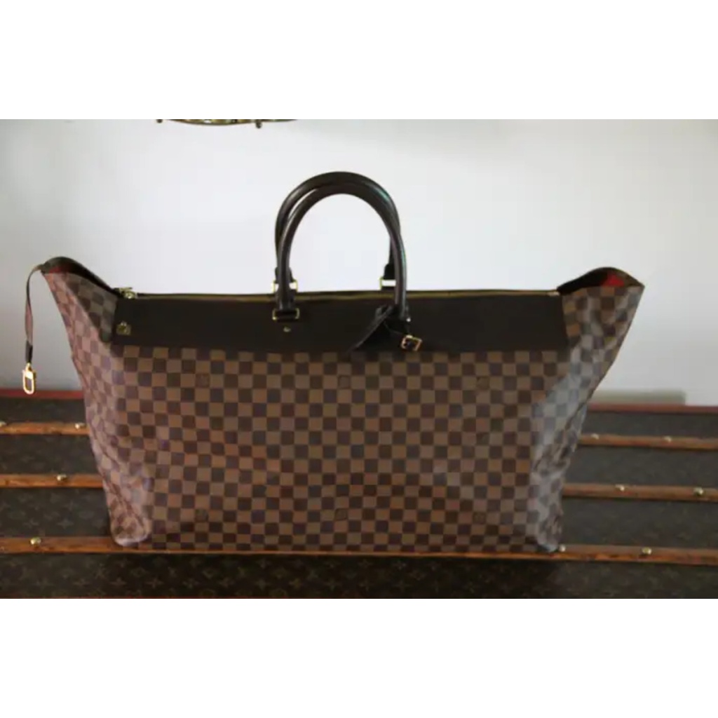 Grand sac Vuitton en toile damiers ébène 14