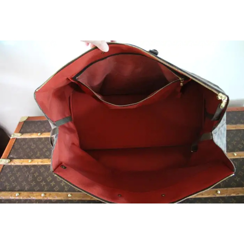 Grand sac Vuitton en toile damiers ébène 18