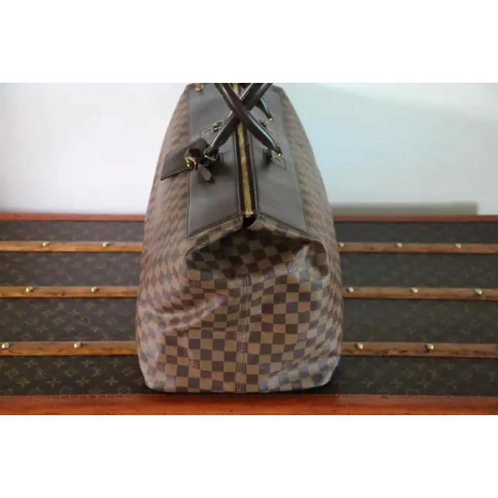 Grand sac Vuitton en toile damiers ébène 5