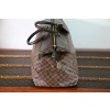 Grand sac Vuitton en toile damiers ébène 27