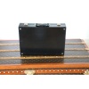 Mallette Hermes en cuir noir, Attache case Hermes, Porte documents Hermes 23