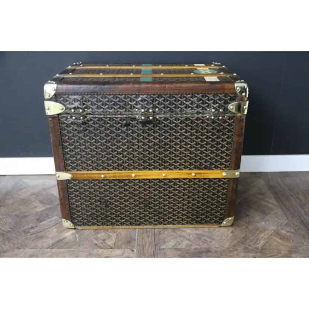 Malle à chapeau Goyard des années 1920, malle Goyard, malle ancienne Goyard, malle de voyage Goyard 6