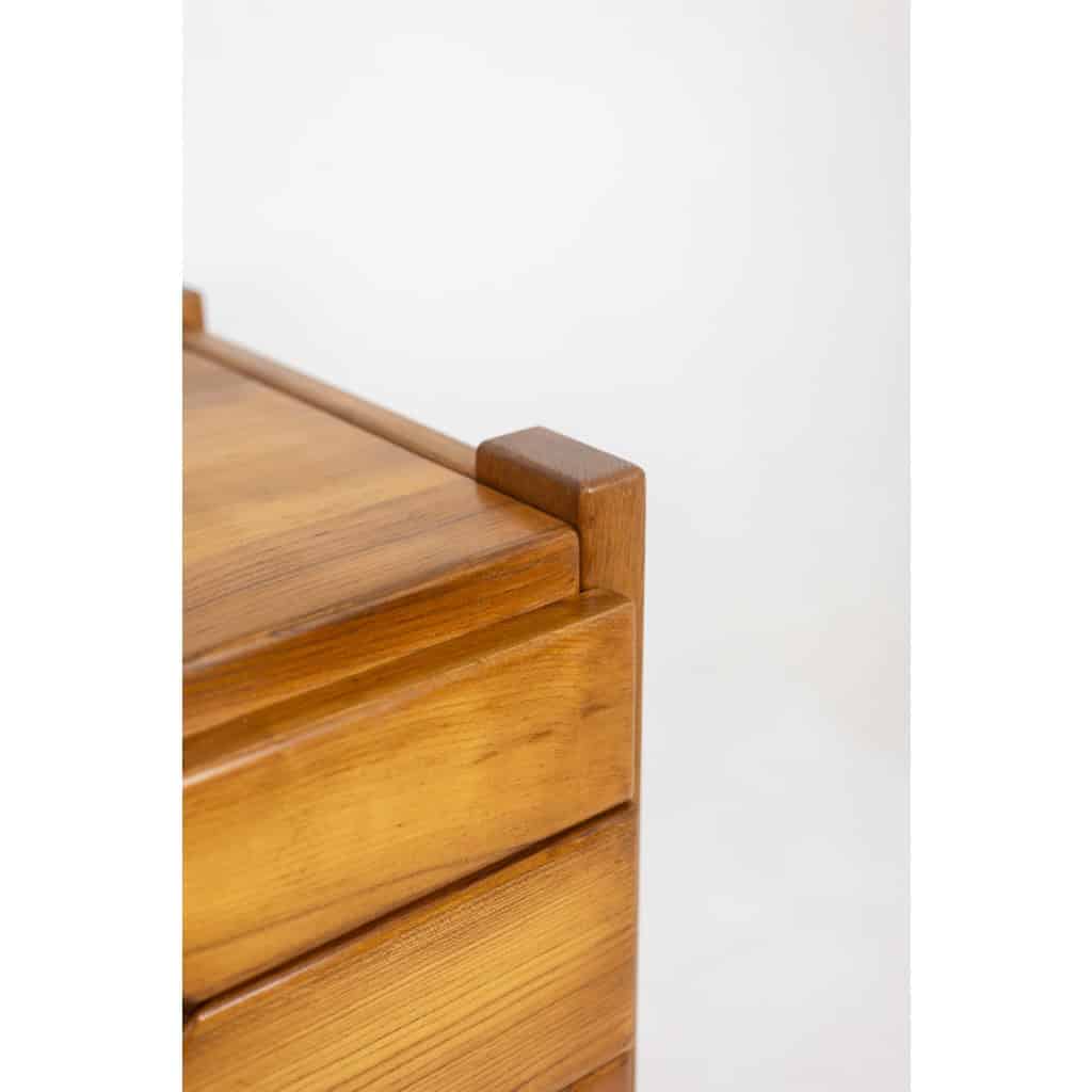 Maison Regain. Commode en orme. Circa 1970. LS6157909P 11