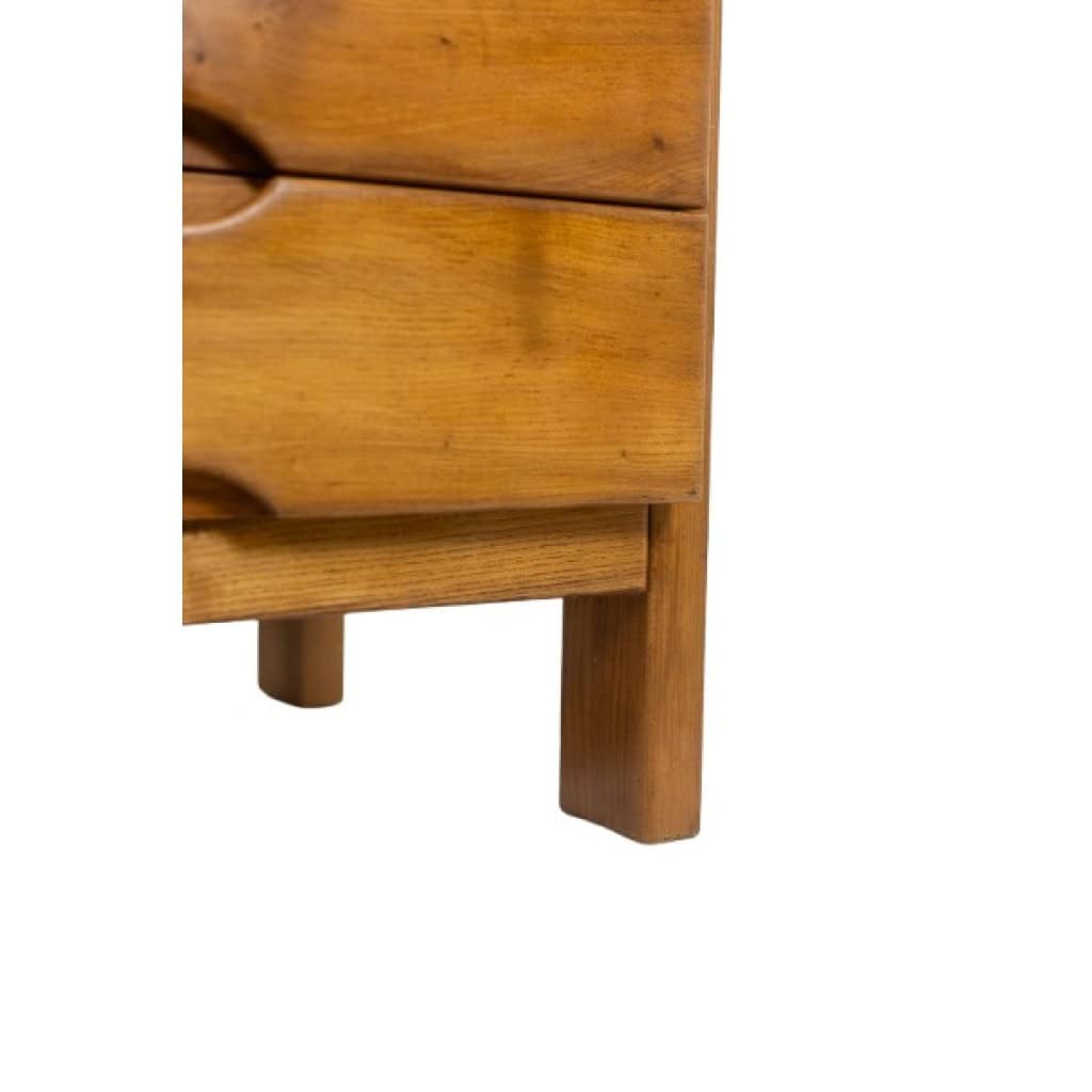 Maison Regain. Commode en orme. Circa 1970. LS6157909P 12