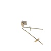 Jacques Adnet. Pare feu en verre et bronze. Années 1950. LS6459259S 16
