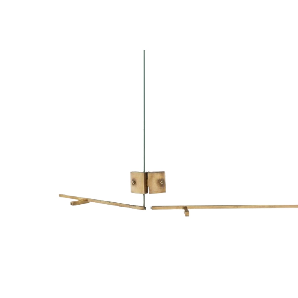 Jacques Adnet. Pare feu en verre et bronze. Années 1950. LS6459259S 8