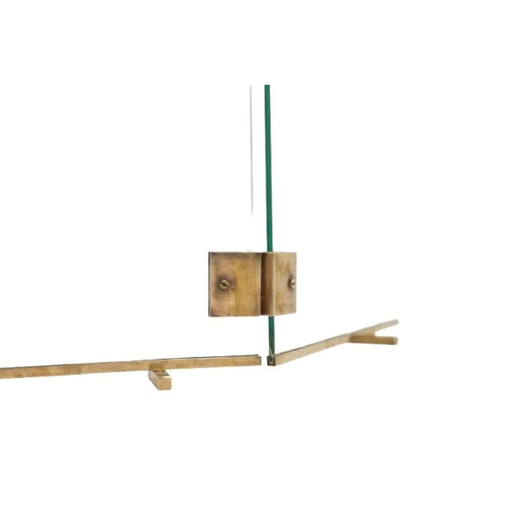 Jacques Adnet. Pare feu en verre et bronze. Années 1950. LS6459259S 11