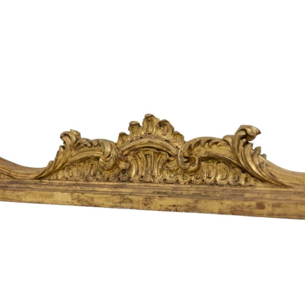 Grand trumeau, ou miroir à parcloses, de style Louis XV. Années 1950. LS54942157U 9