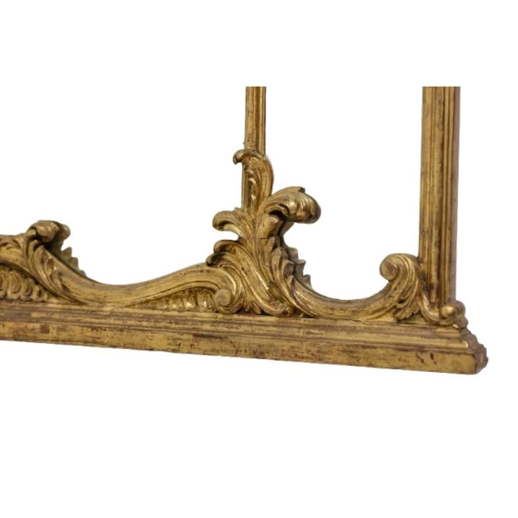 Grand trumeau, ou miroir à parcloses, de style Louis XV. Années 1950. LS54942157U 10