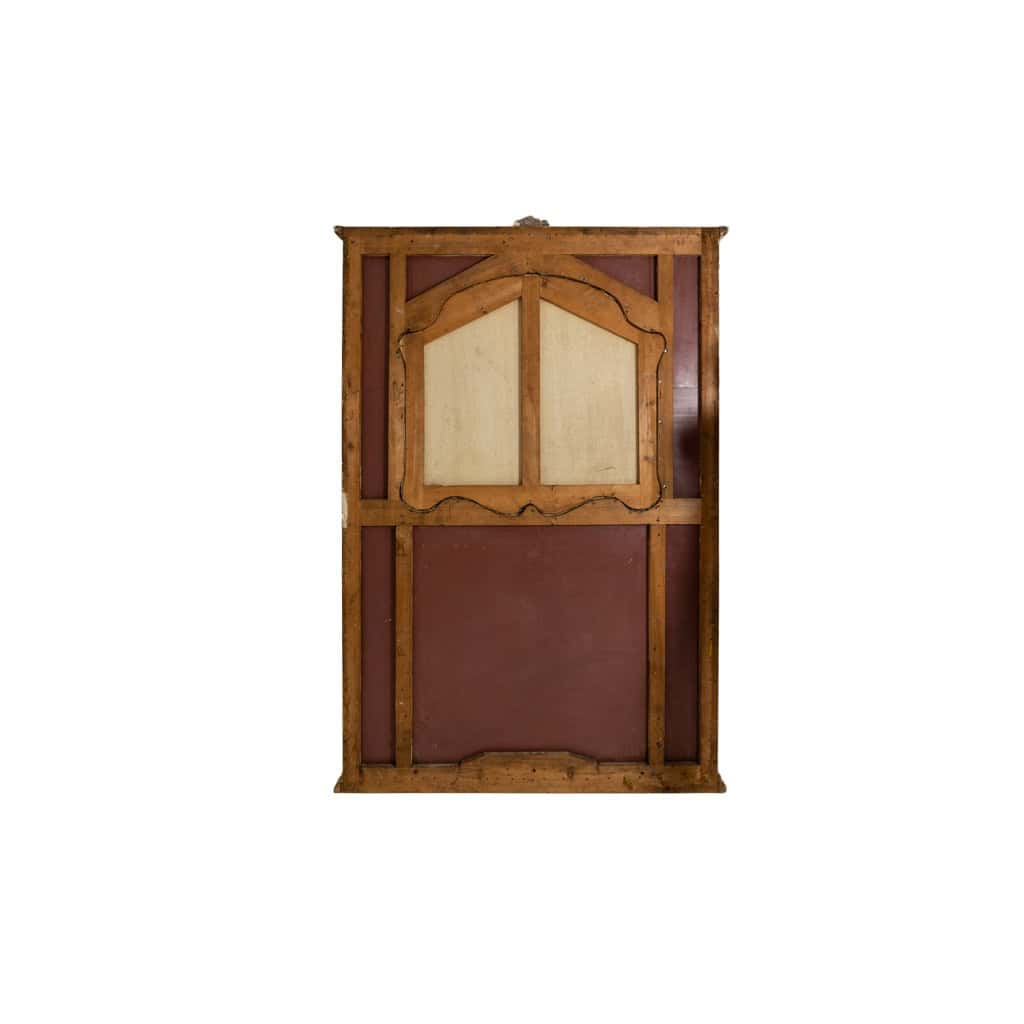 Grand trumeau, ou miroir à parcloses, de style Louis XV. Années 1950. LS54942157U 13