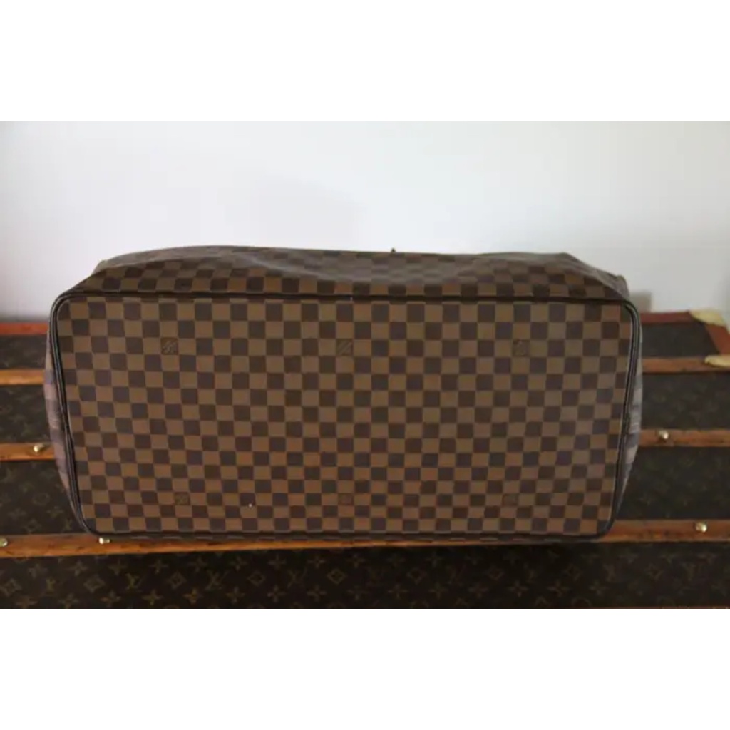 Grand sac Vuitton en toile damiers ébène 11
