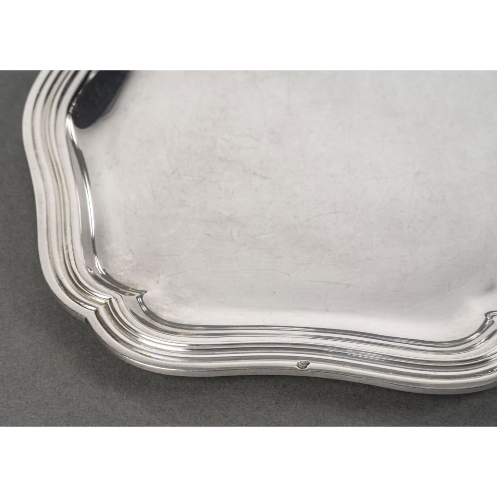 Bloch Eschwege – 12 plats en argent massif style Louis XV 9