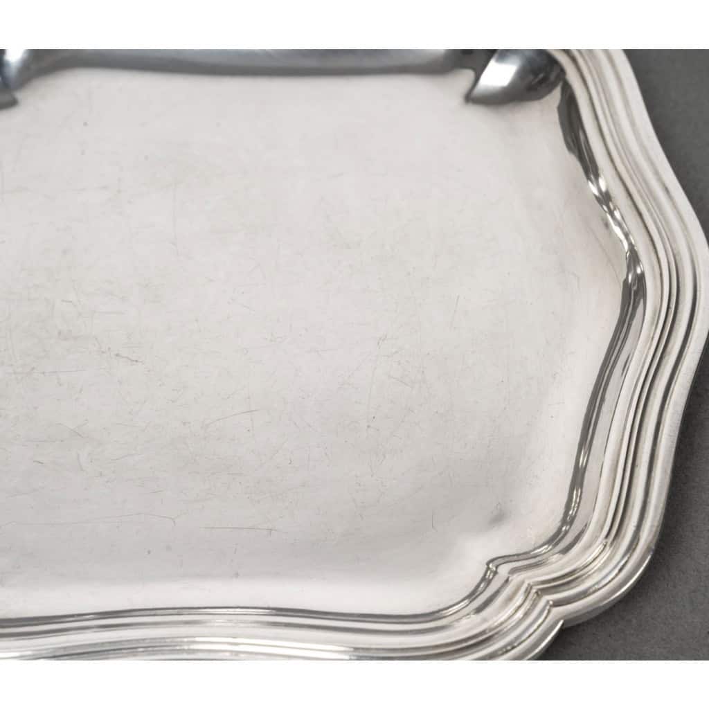Bloch Eschwege – 12 plats en argent massif style Louis XV 10