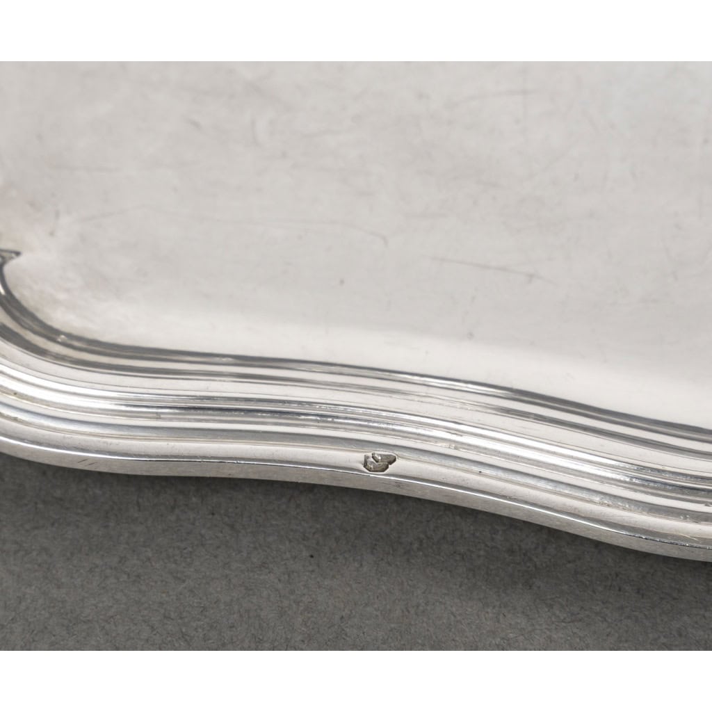 Bloch Eschwege – 12 plats en argent massif style Louis XV 11