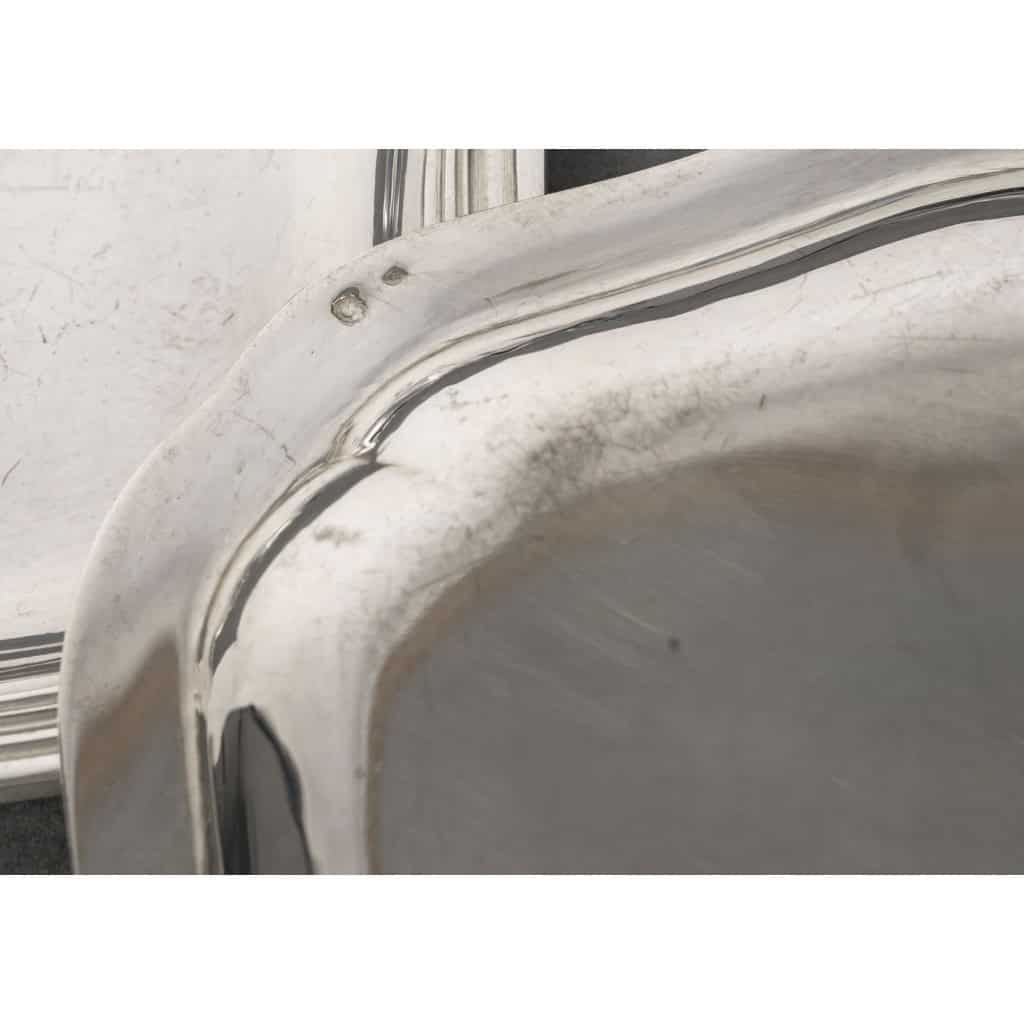 Bloch Eschwege – 12 plats en argent massif style Louis XV 14