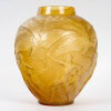 1921 René Lalique – Vase Archers Verre Butterscotch Patiné Sépia 10