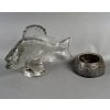 1922 René Lalique – Statue Décoration Gros Poisson Algues Verre Blanc – Base en Bronze 14