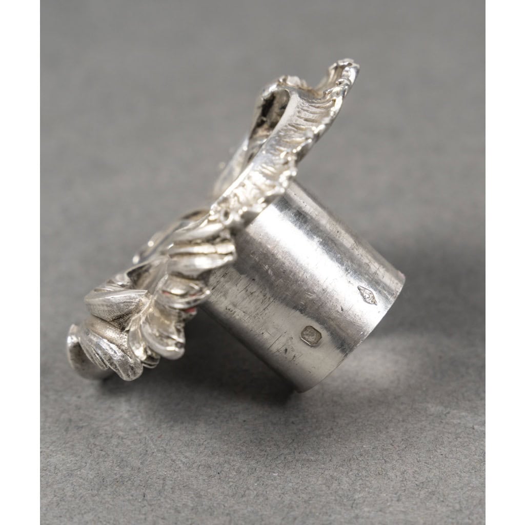 DEBAIN Paire de bouts de table en argent, Louis XV époque XIXe 16