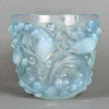 1927 René Lalique – Vase Avallon Verre Opalescent Patiné Bleu 10