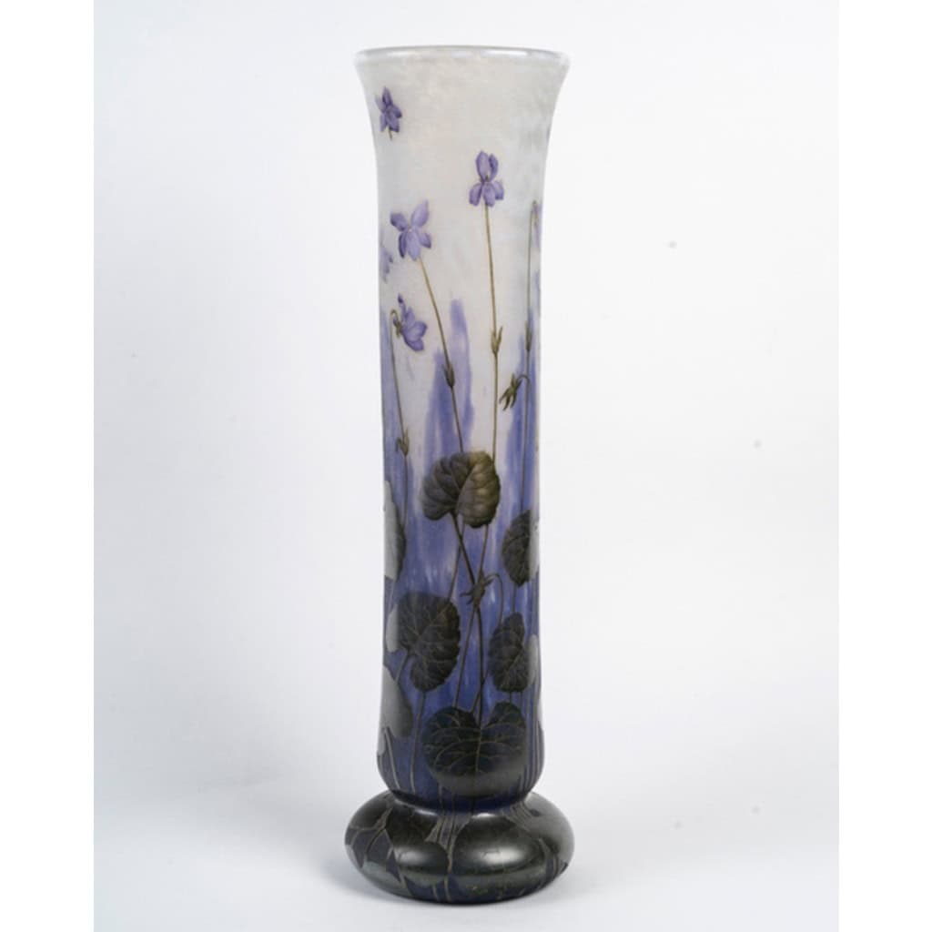 1905- Daum ,Vase « Violettes » 4