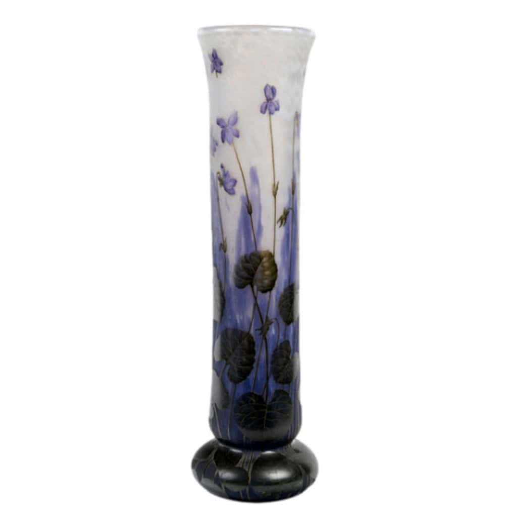 1905- Daum ,Vase « Violettes » 3