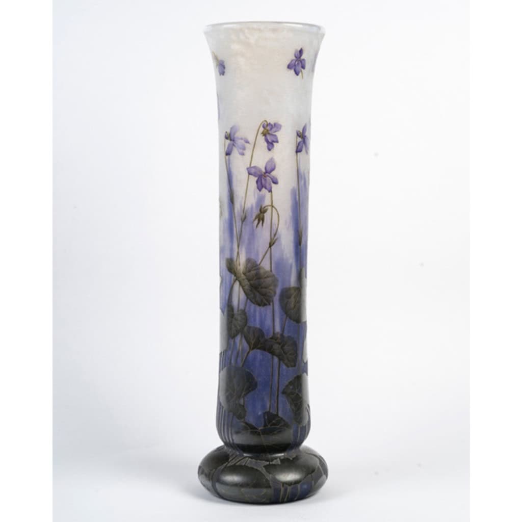 1905- Daum ,Vase « Violettes » 6