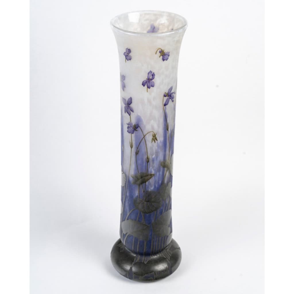 1905- Daum ,Vase « Violettes » 7