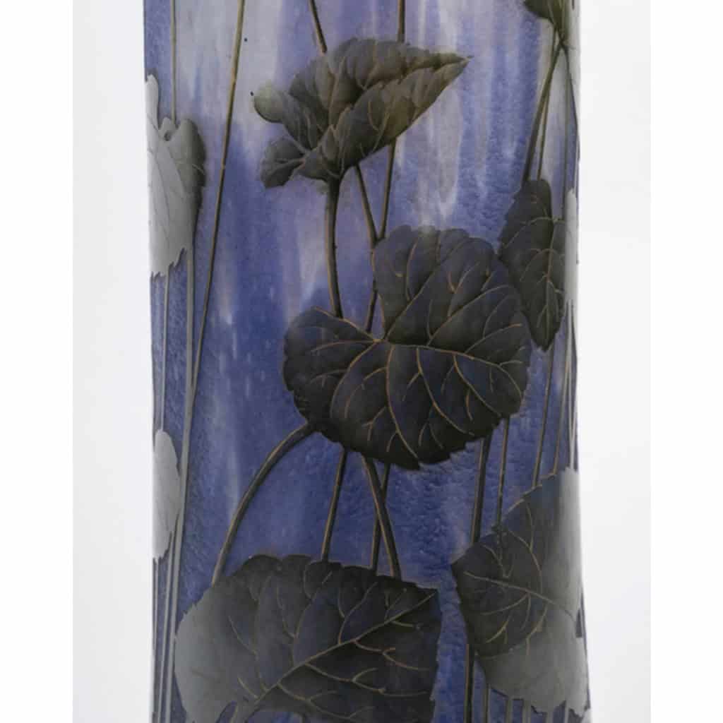 1905- Daum ,Vase « Violettes » 8