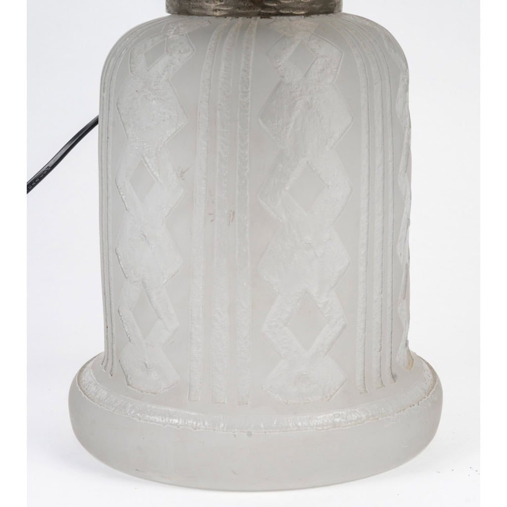 1920 -DAUM Nancy France Lampe de table 5