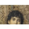 A. COMPTE XIXème siècle Portrait d’une jeune orientale 13