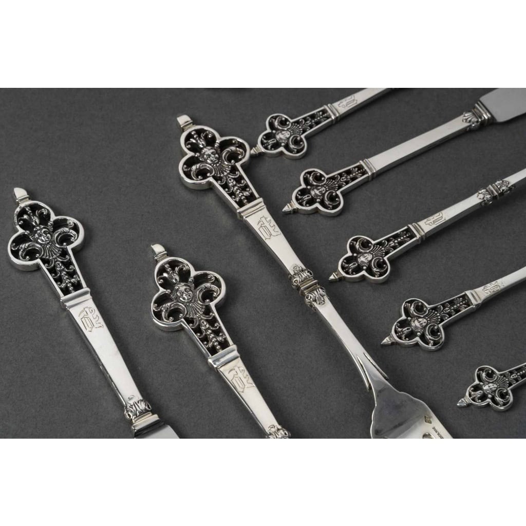 CARDEILHAC MENAGERE EN ARGENT MASSIF POINCON MINERVE 15