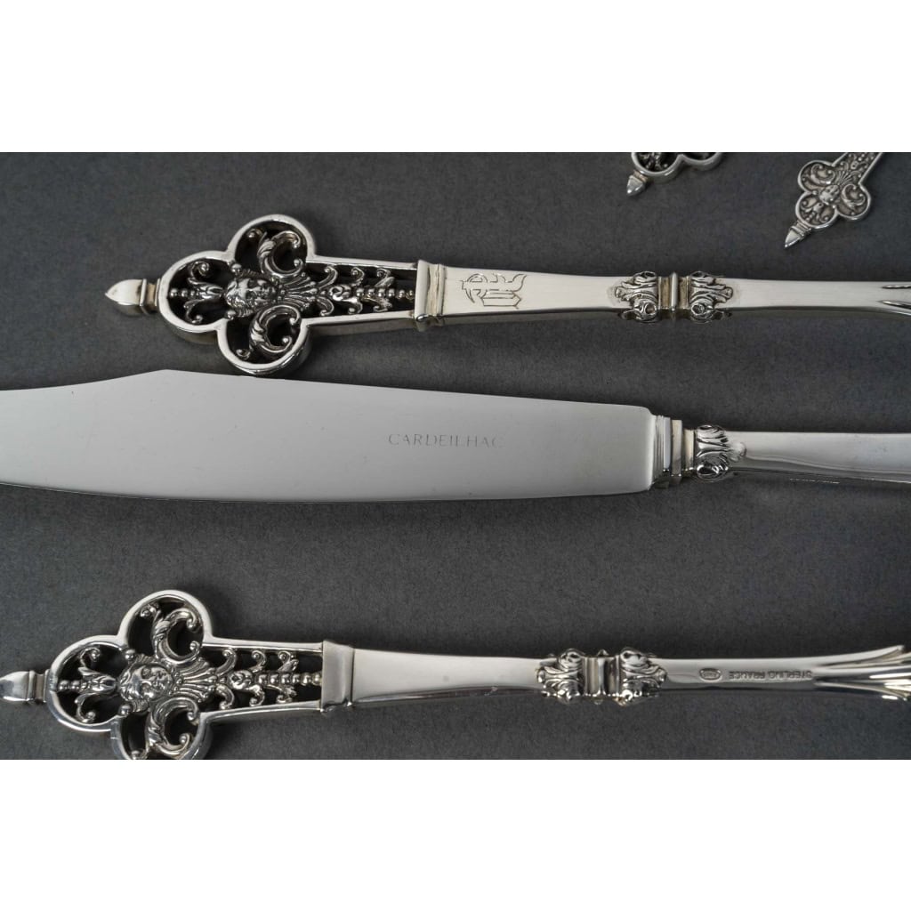 CARDEILHAC MENAGERE EN ARGENT MASSIF POINCON MINERVE 8