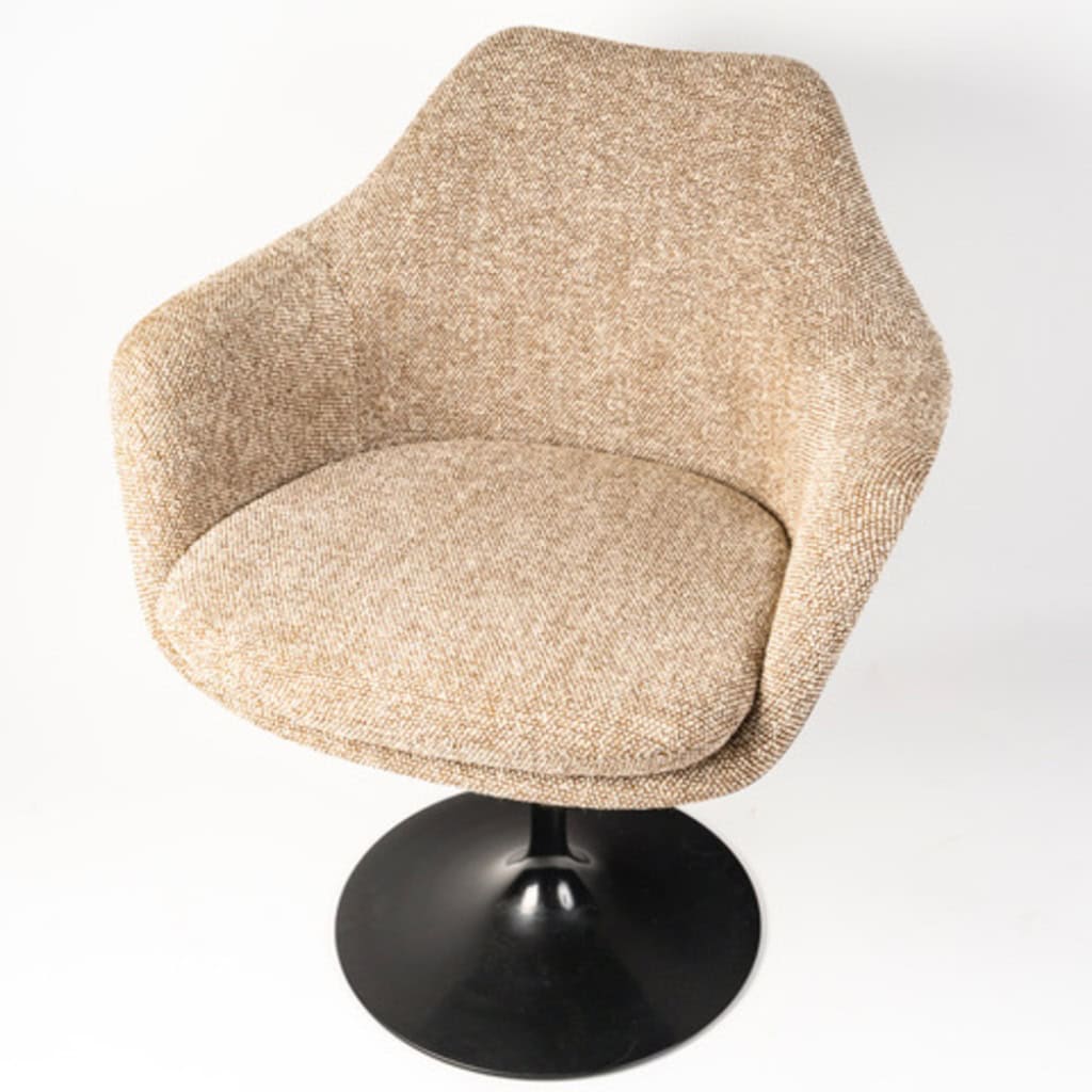 Knoll & Saarinen : Fauteuil « Tulip « captitonnée pivotant 5