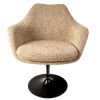 Knoll & Saarinen : Fauteuil « Tulip « captitonnée pivotant 8
