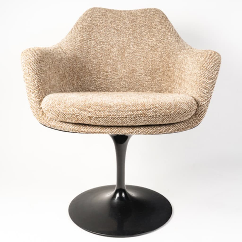 Knoll & Saarinen : Fauteuil « Tulip « captitonnée pivotant 6