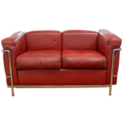 Canapé 2 places – Le Corbusier, Perriand, Jeanneret pour Cassina
