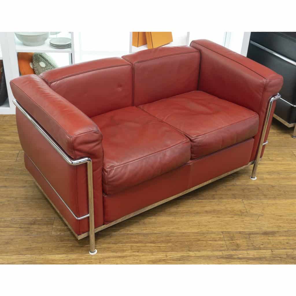 Canapé 2 places – Le Corbusier, Perriand, Jeanneret pour Cassina 10